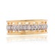 Designer Ring with Certified Diamonds in 18k Yellow Gold - LR1848P